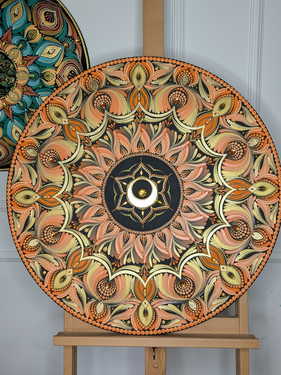 ENERGETYCZNA MANDALA SYMBOLIZUJĄCA CZAKRE SAKRALNĄ